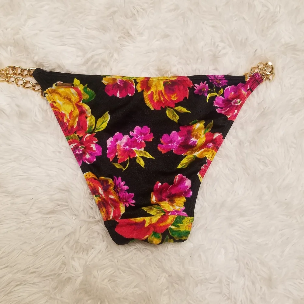 Victoria's Secret Vintage 2013 Floral Chain Bikini